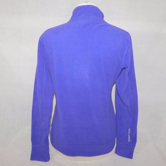 Under Armour Womens M Semi Fitted Pullover 1/4 zip Purple Fleece Jacket Sweater - Picture 8 of 8